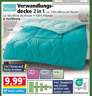 Verwandlungsdecke 2in1