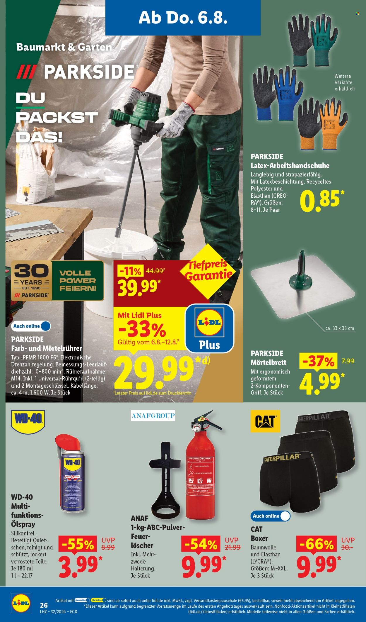 Leták Lidl - 3.8.2026 - 8.8.2026. Strana 20