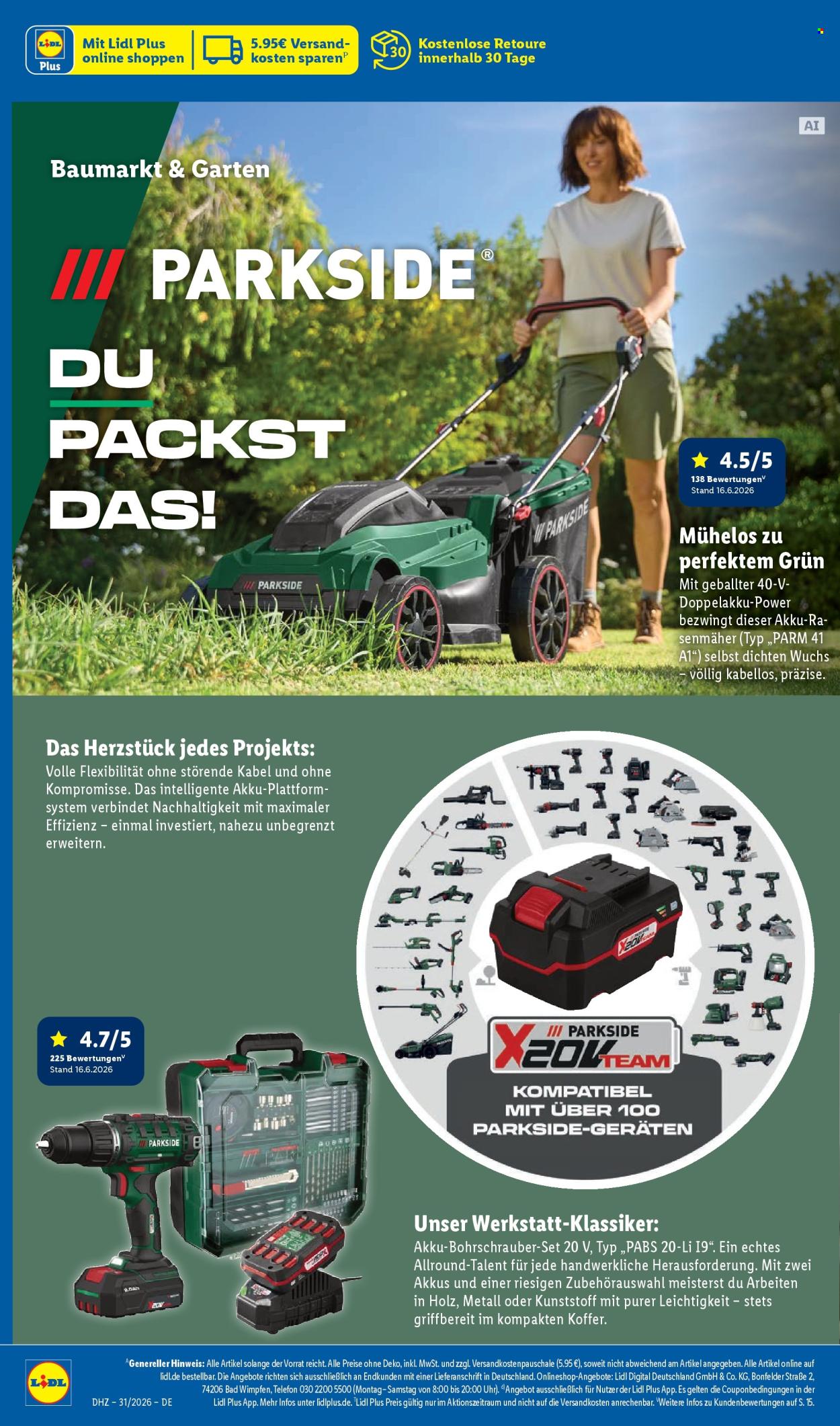 Leták Lidl - 27.7.2026 - 1.8.2026. Strana 44