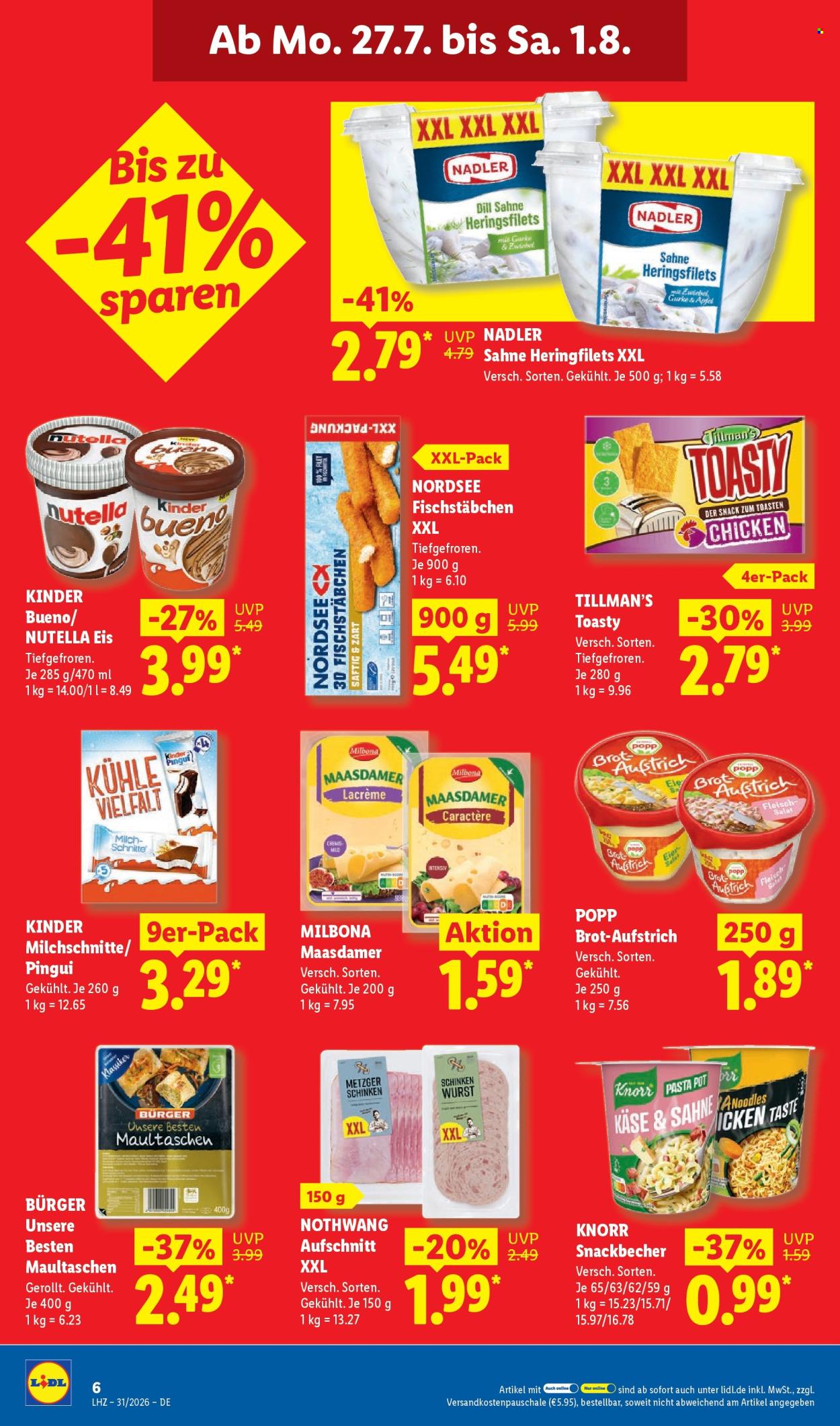 Leták Lidl - 27.7.2026 - 1.8.2026. Strana 16