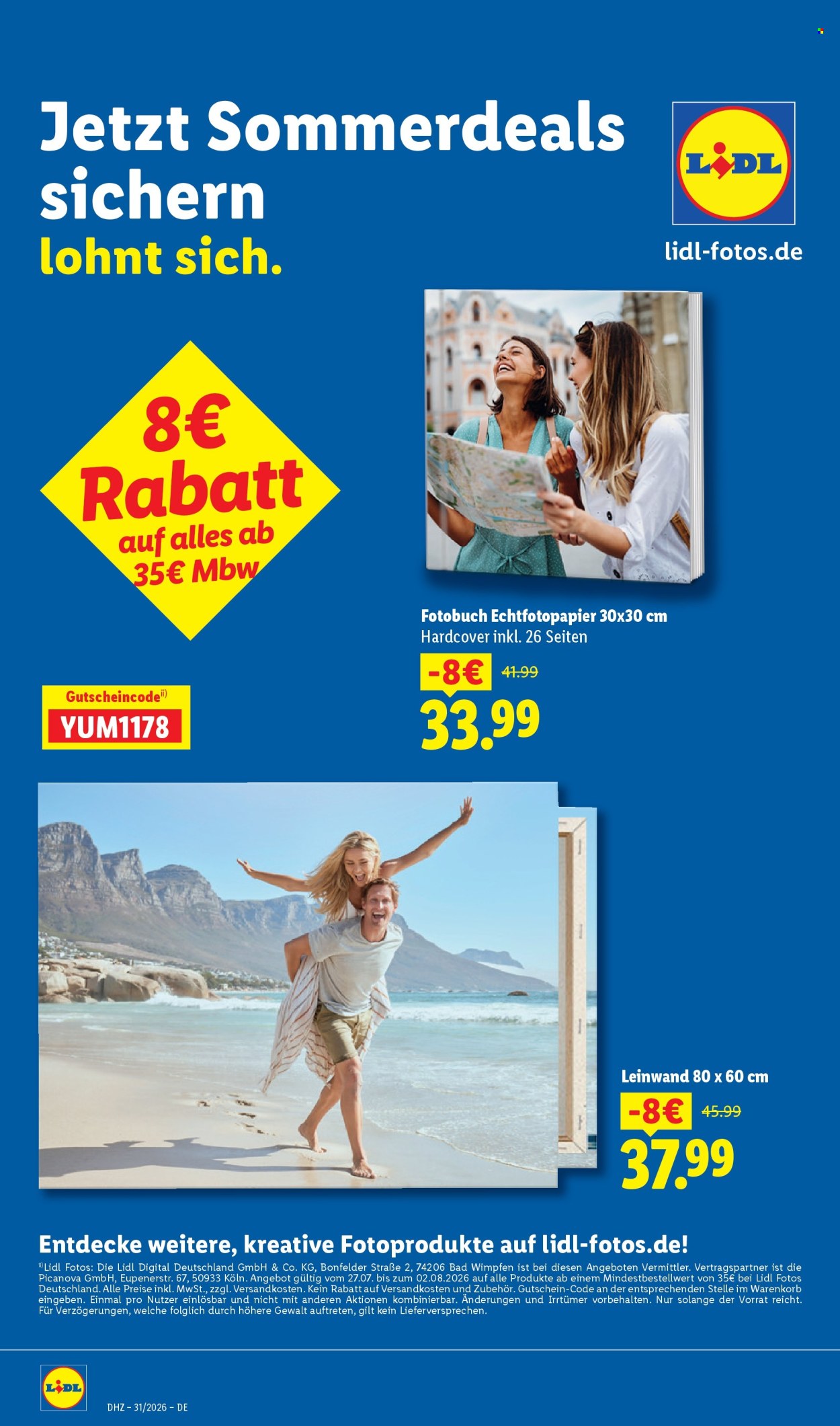 Leták Lidl - 27.7.2026 - 1.8.2026. Strana 68