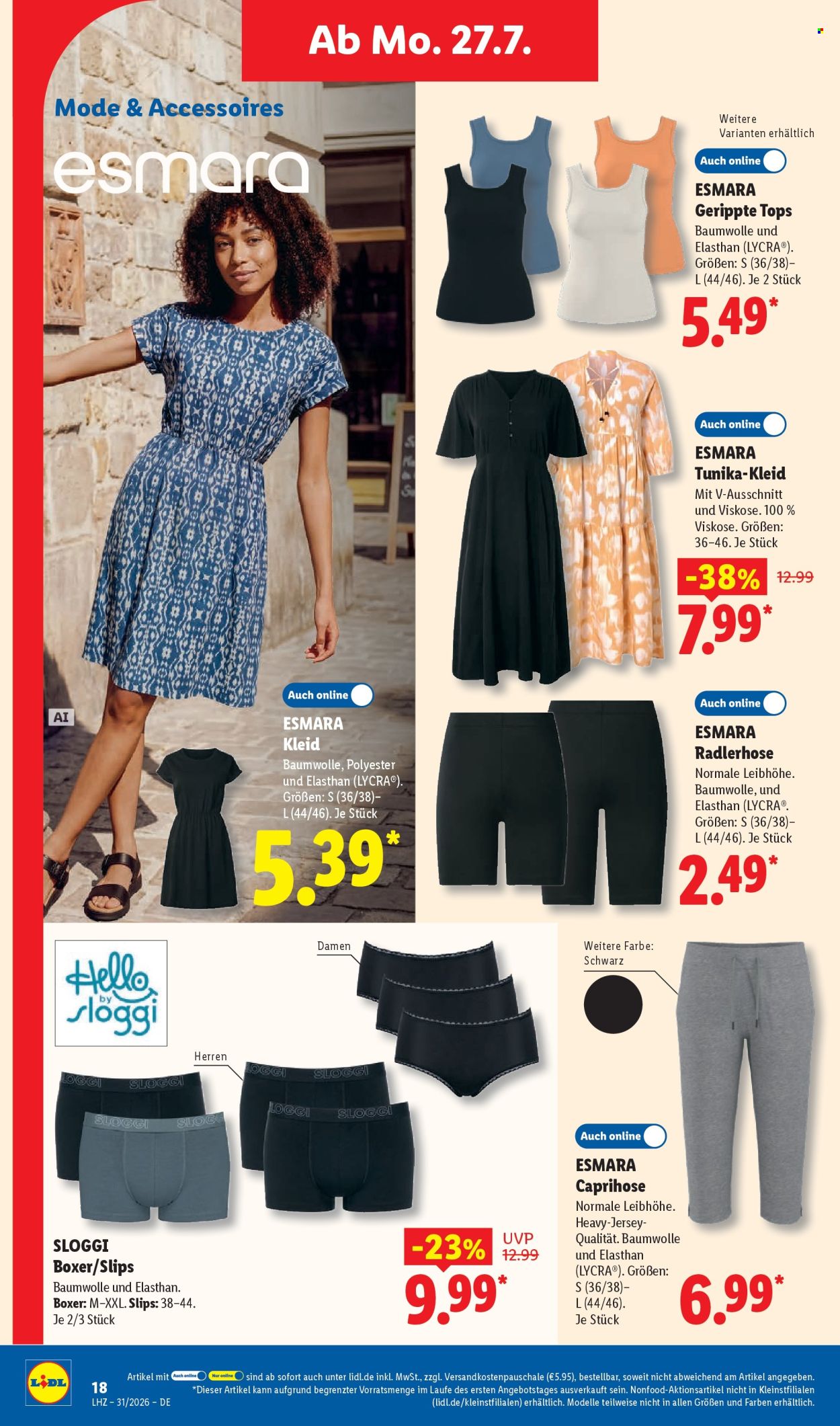 Leták Lidl - 27.7.2026 - 1.8.2026. Strana 34