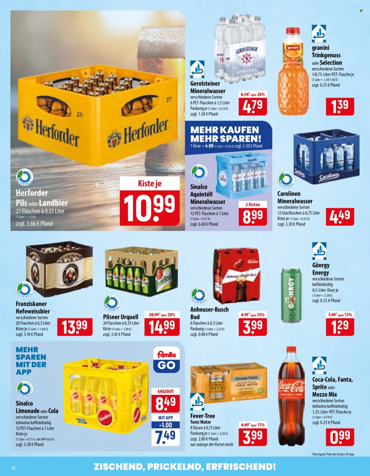 famila Prospekte  - 20.07.2026 - 25.07.2026. Seite 16