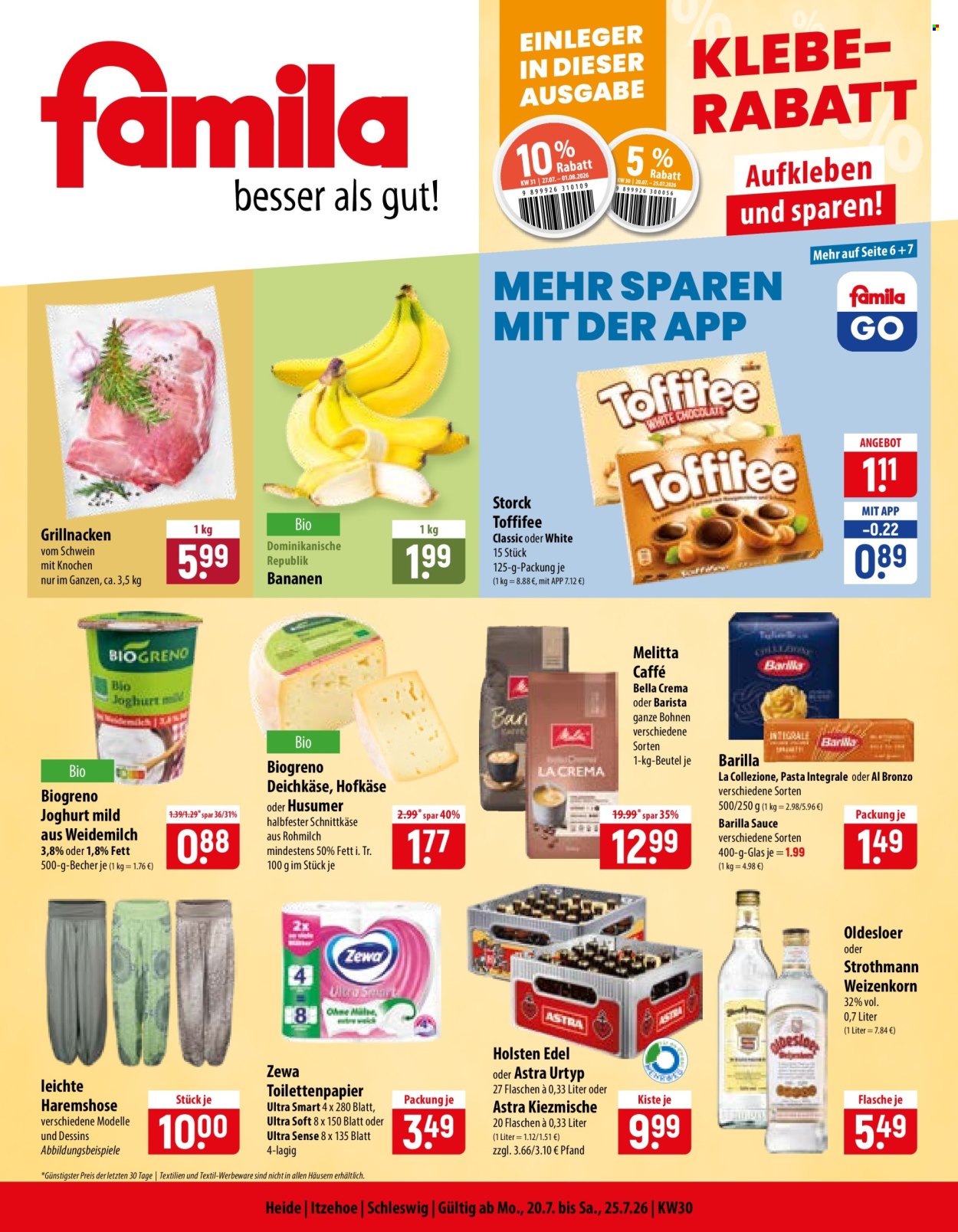 famila Prospekte  - 20.07.2026 - 25.07.2026. Seite 1