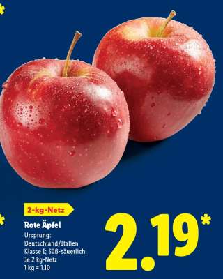 Rote Äpfel