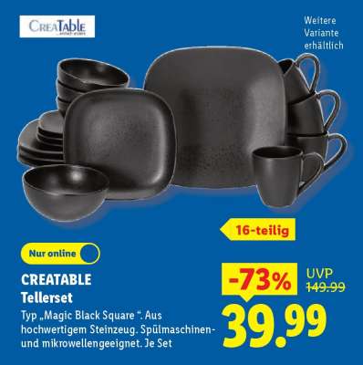 CREATABLE Tellerset