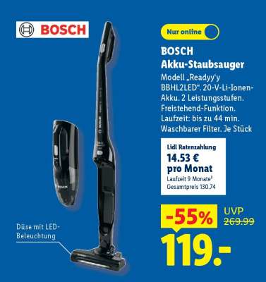 BOSCH Akku-Staubsauger