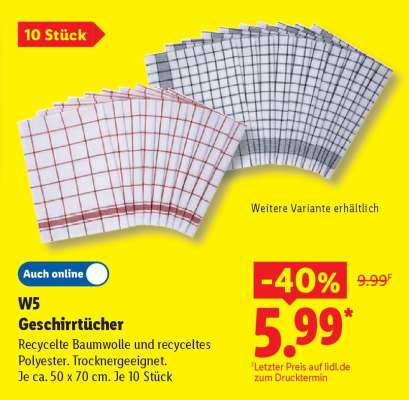 W5 Geschirrtücher
