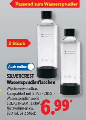 SILVERCREST Wassersprudlerflaschen