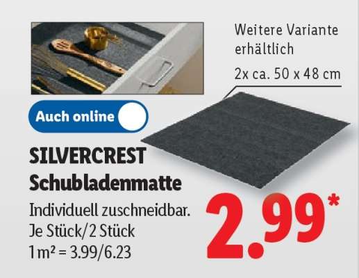 SILVERCREST Schubladenmatte