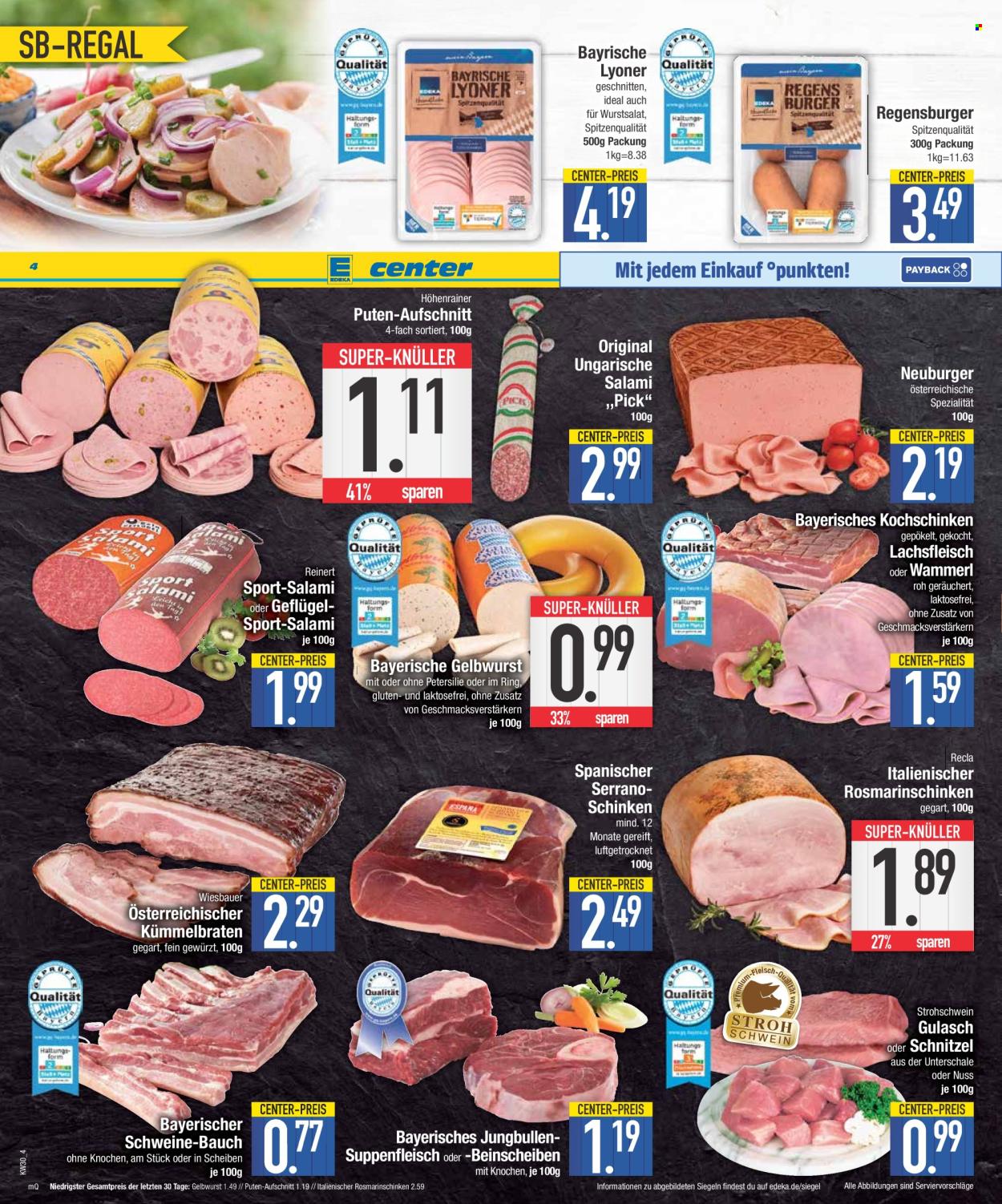 Leták Edeka - 20.7.2026 - 25.7.2026. Strana 4
