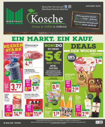 Prospekte Marktkauf - 20.07.2026 - 25.07.2026.