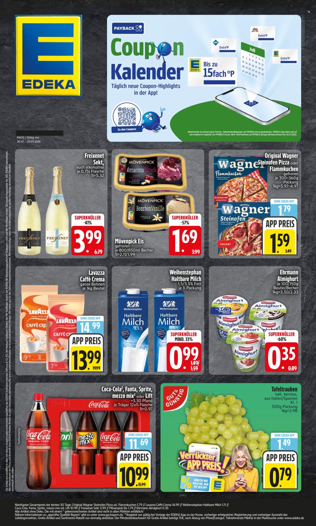 Leták Edeka - 20.7.2026 - 25.7.2026. Strana 1