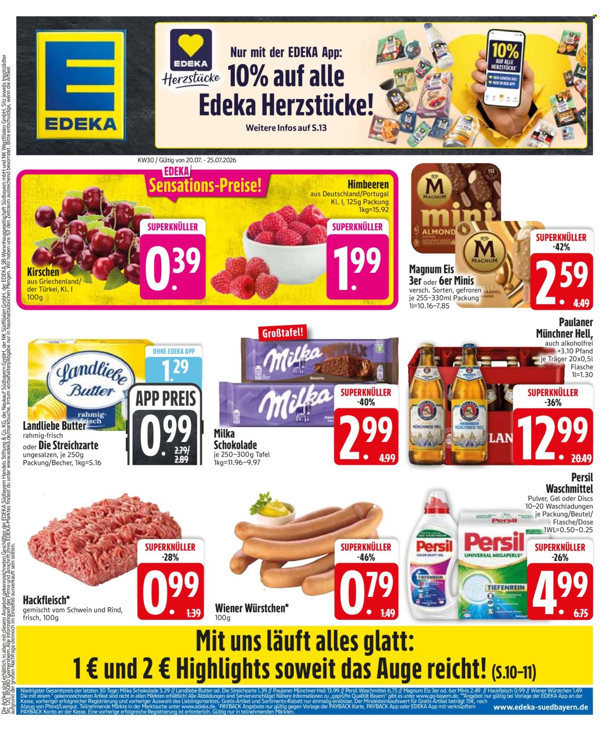Leták Edeka - 20.7.2026 - 25.7.2026. Strana 3