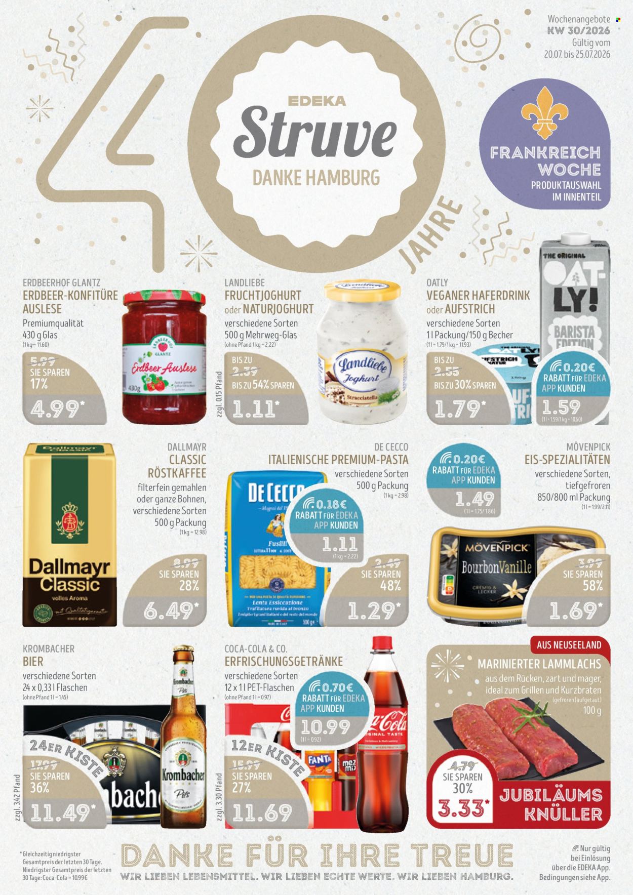 Leták Edeka - 20.7.2026 - 25.7.2026. Strana 1