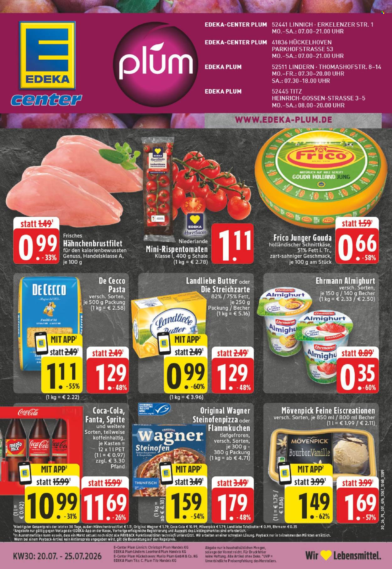 Leták Edeka - 20.7.2026 - 25.7.2026. Strana 1