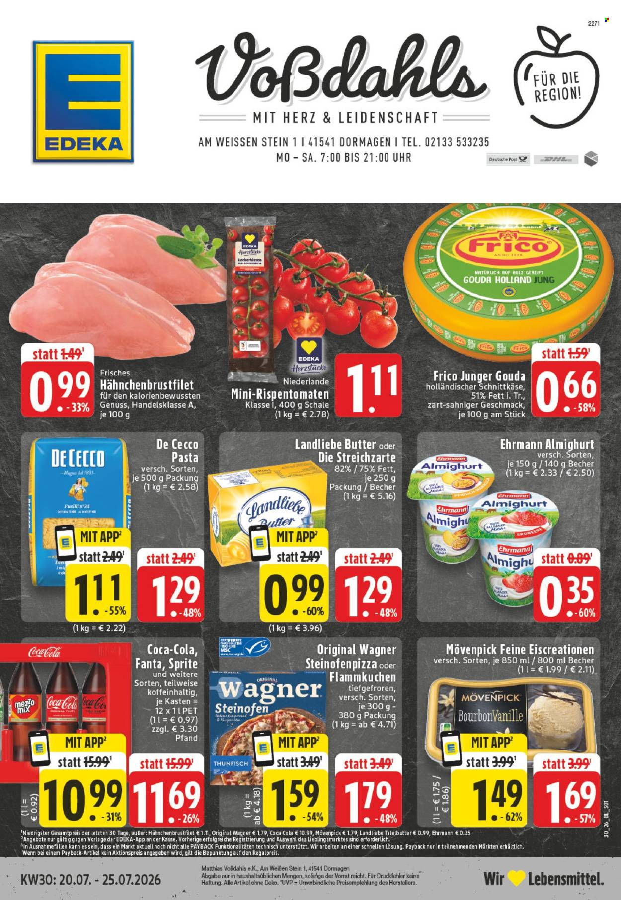 Leták Edeka - 20.7.2026 - 25.7.2026. Strana 1
