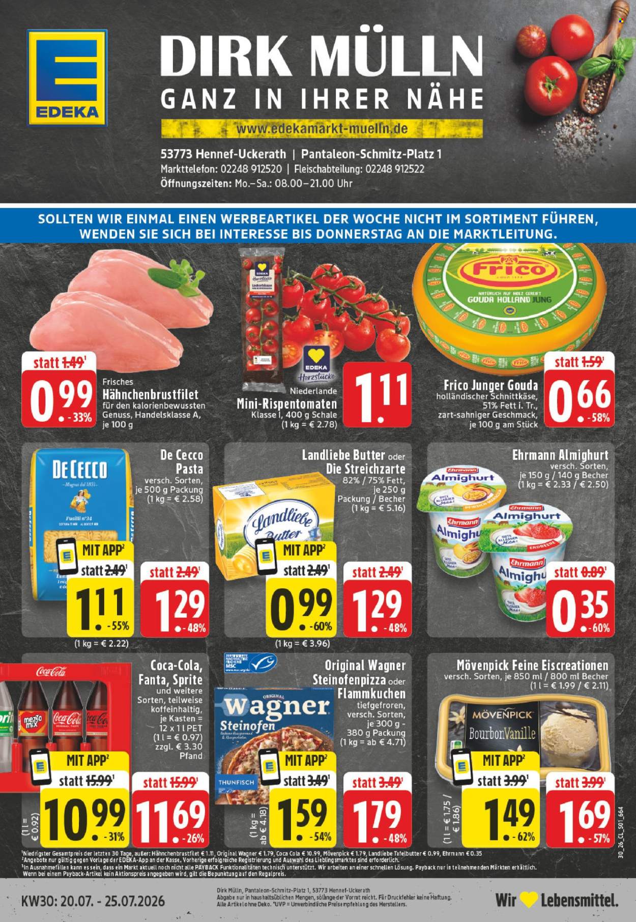 Leták Edeka - 20.7.2026 - 25.7.2026. Strana 1
