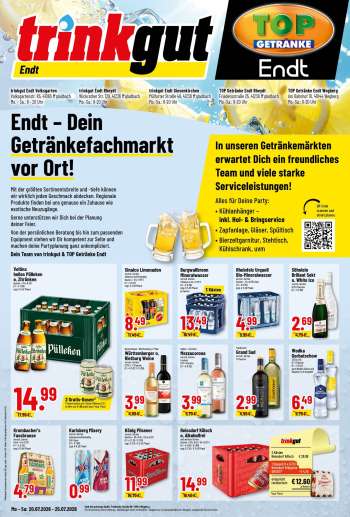 Prospekte Edeka Getränkemarkt - 20.07.2026 - 25.07.2026.
