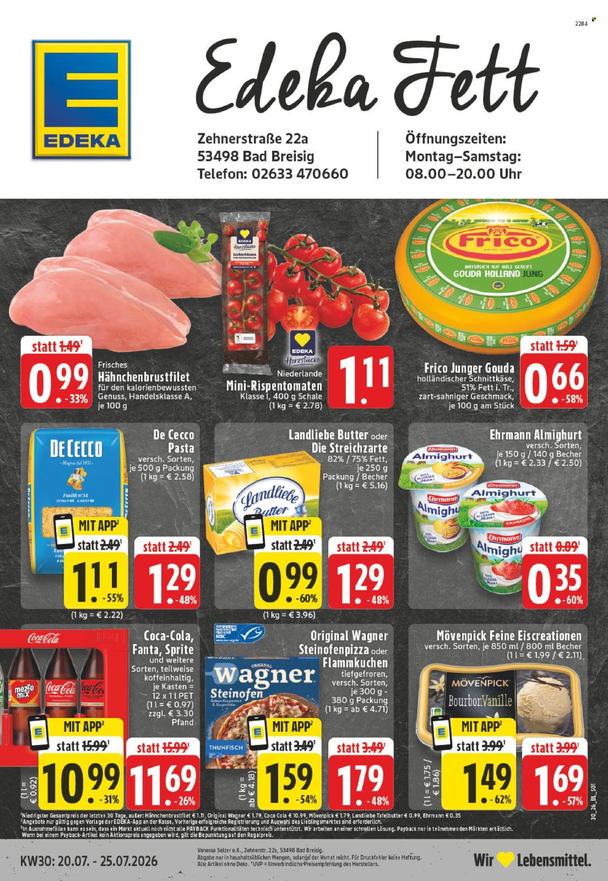 Leták Edeka - 20.7.2026 - 25.7.2026. Strana 1