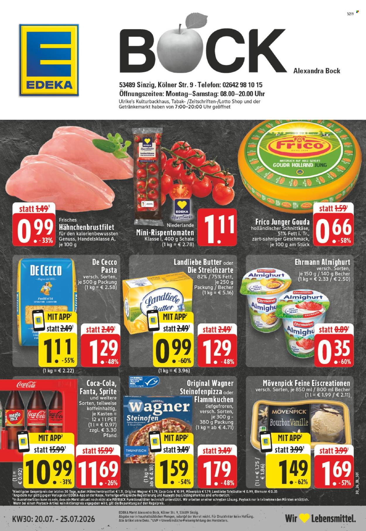 Leták Edeka - 20.7.2026 - 25.7.2026. Strana 1