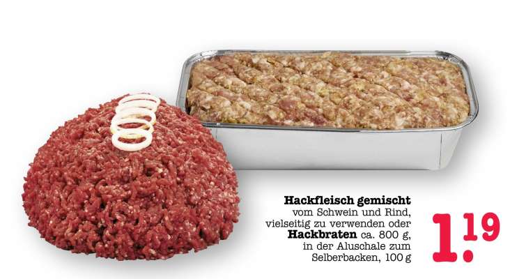 Hackfleisch gemischt