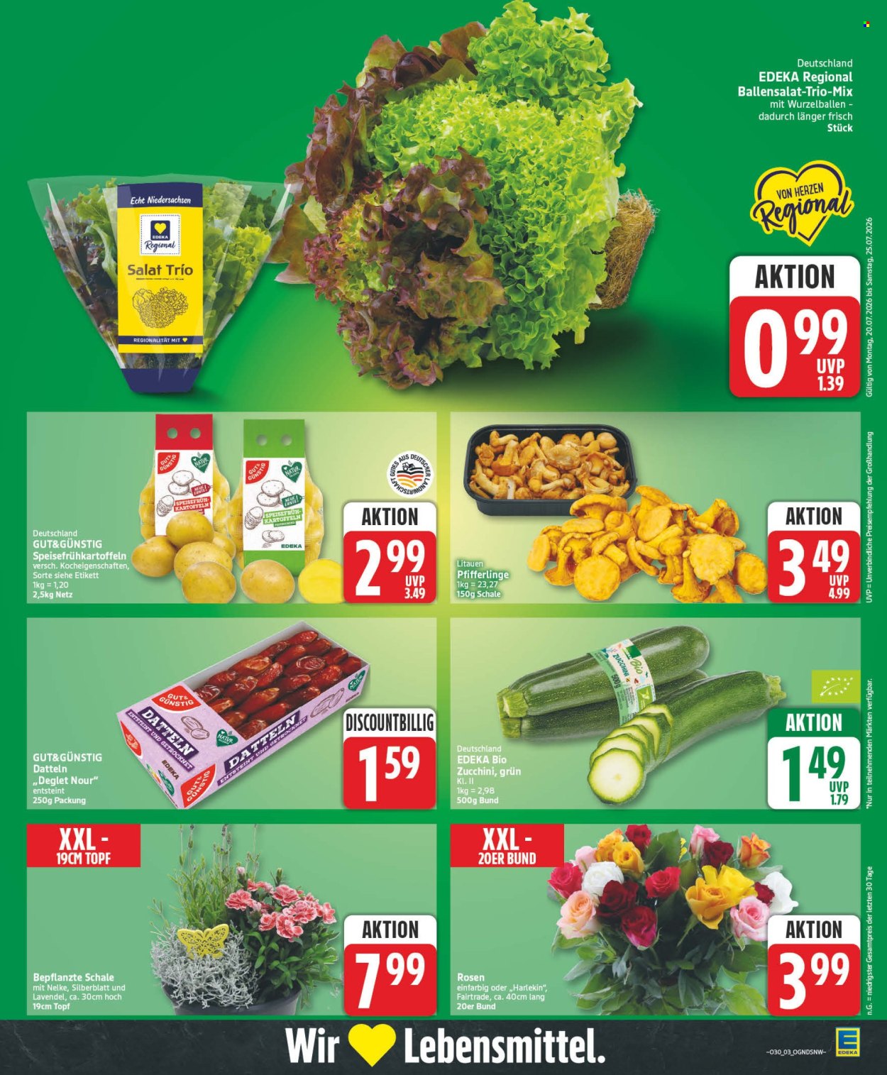 Leták Edeka - 20.7.2026 - 25.7.2026. Strana 3