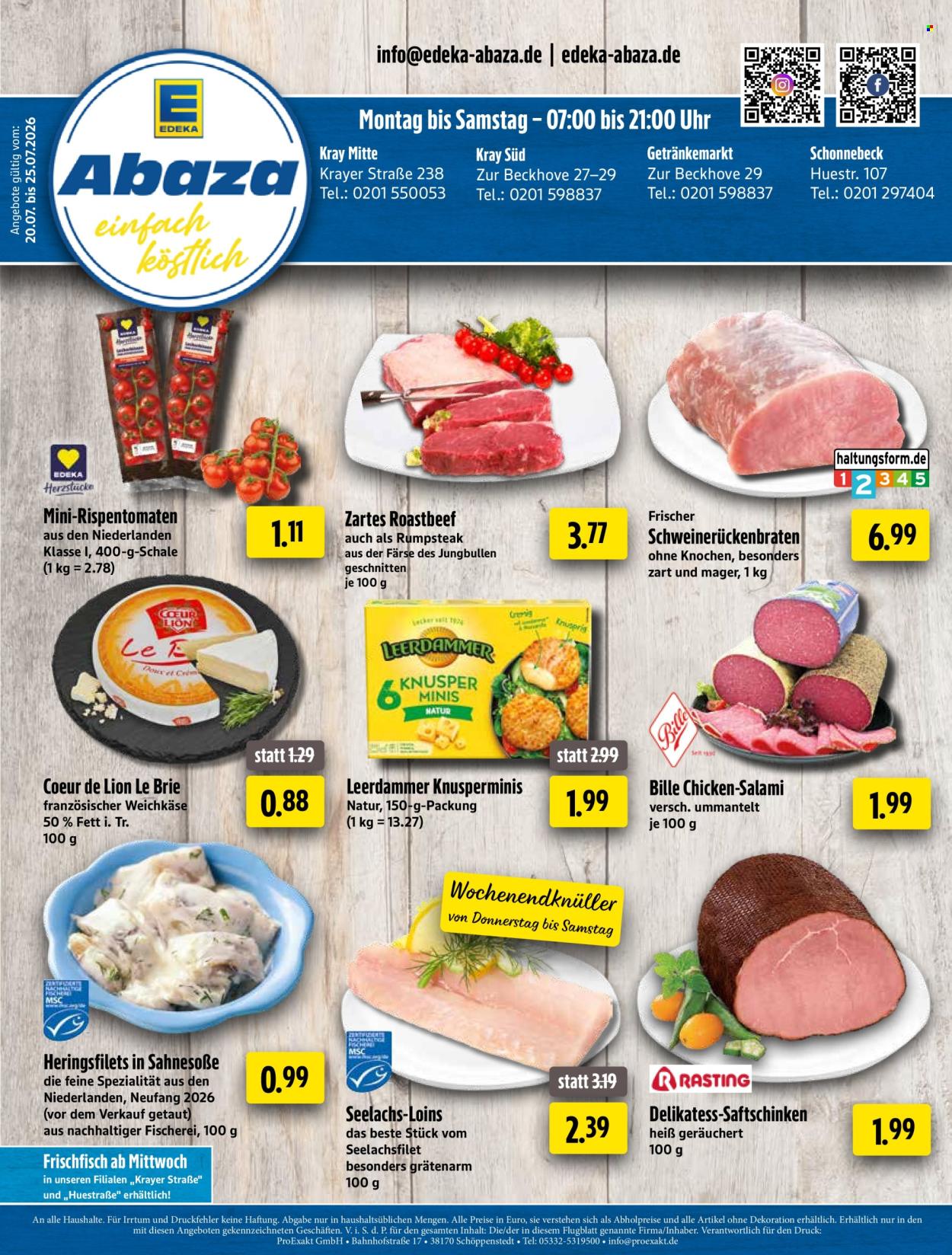 Leták Edeka Getränkemarkt - 20.7.2026 - 25.7.2026. Strana 1
