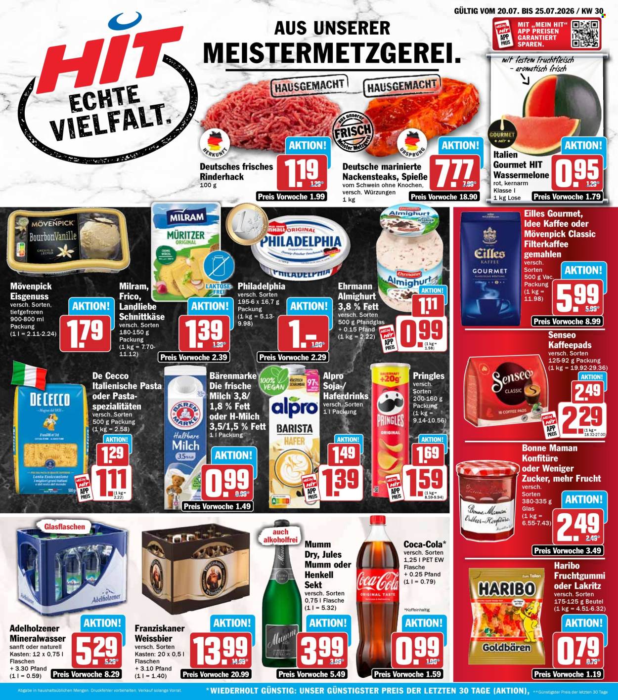 Hit Prospekte  - 20.07.2026 - 25.07.2026. Seite 1