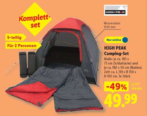 HIGH PEAK Camping-Set