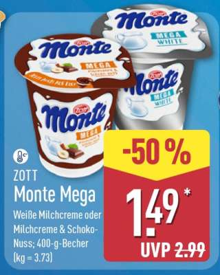 Zott Monte mega