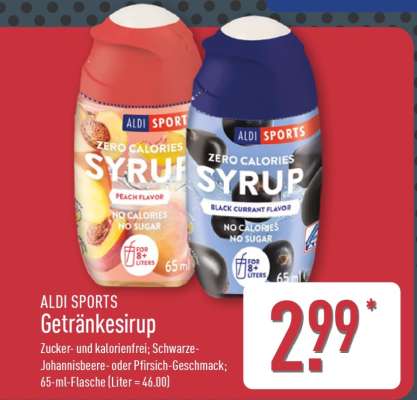 ALDI SPORTS Getränkesirup