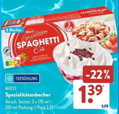 MUCCI Spezialitätenbecher