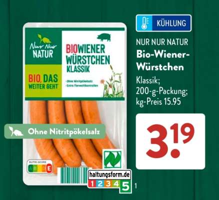 Bio-Wiener Würstchen