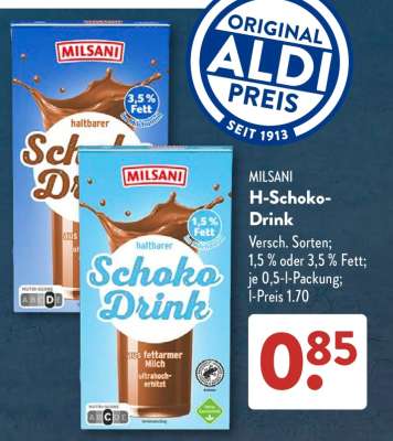 MILSANI H-Schoko-Drink
