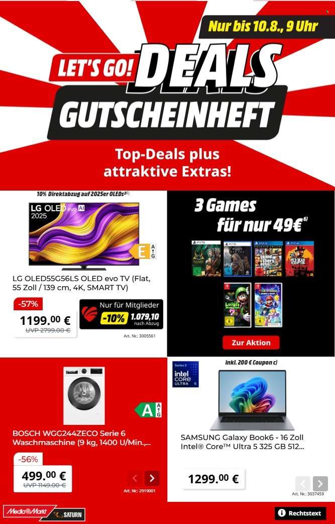 Prospekte MediaMarkt - 20.07.2026 - 10.08.2026.