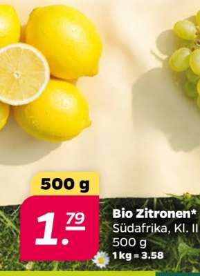 Bio-Zitronen