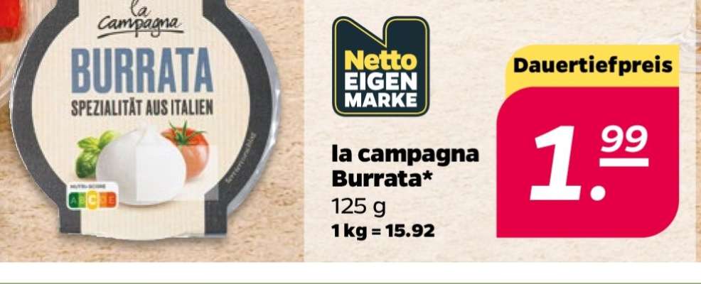 la campagna Burrata