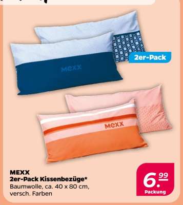 MEXX 2er-Pack Kissenbezüge