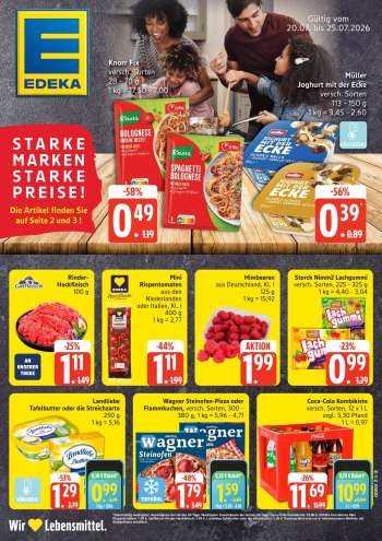 Prospekte Edeka - 20.07.2026 - 25.07.2026.