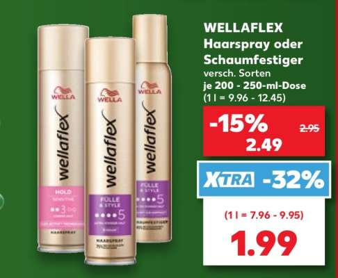 WELLAFLEX Haarspray oder Schaumfestiger