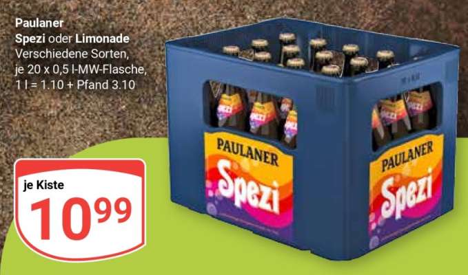 Paulaner Spezi oder Limonade