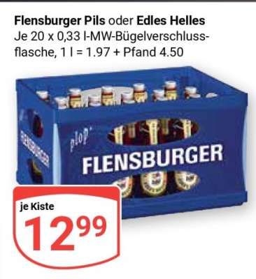 Flensburger Pils oder Edles Helles