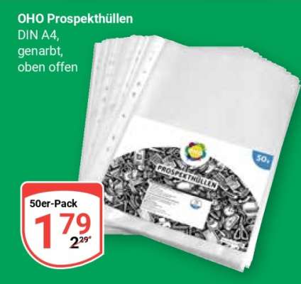 OHO Prospekthüllen