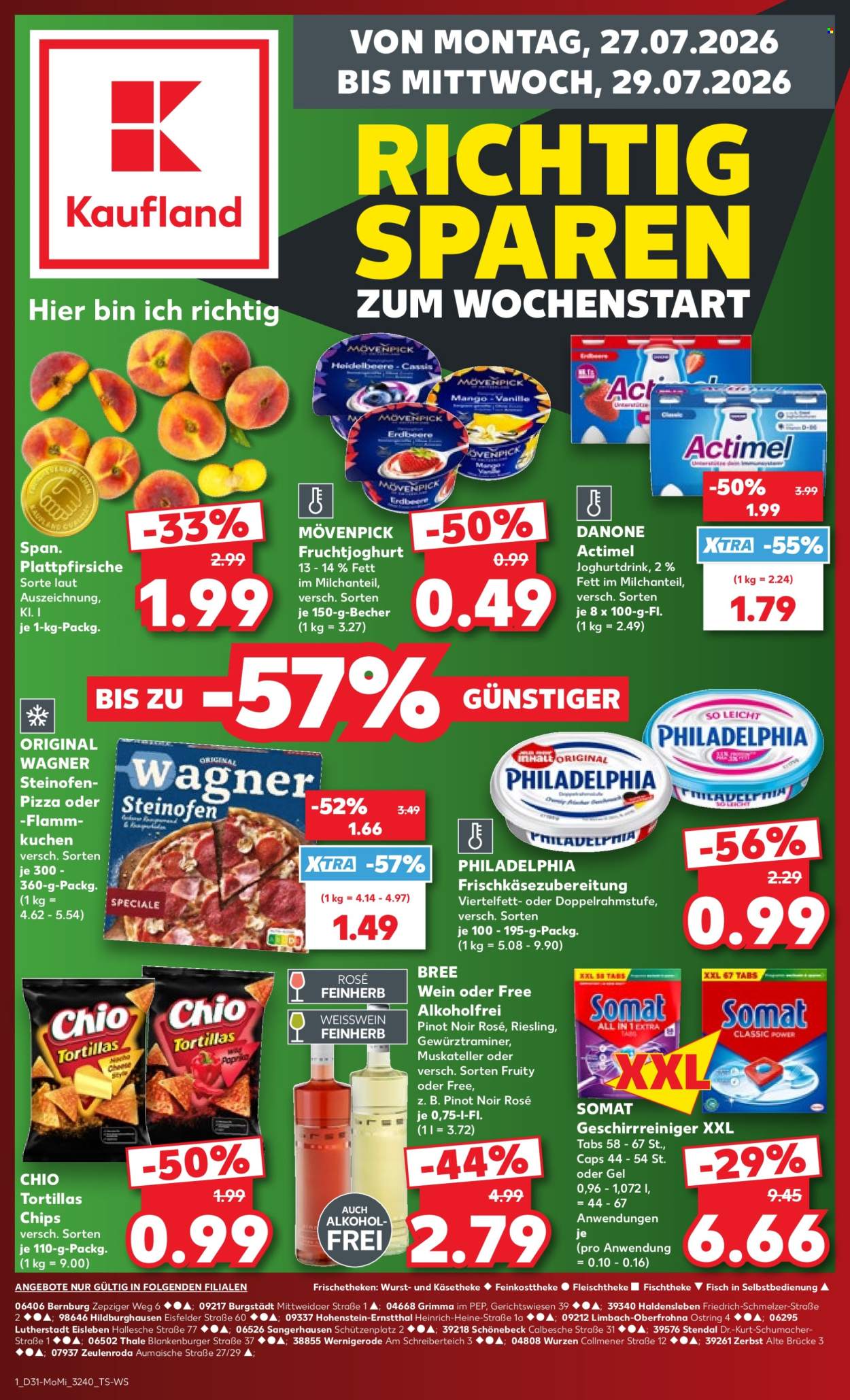 Leták Kaufland - 27.7.2026 - 29.7.2026. Strana 1