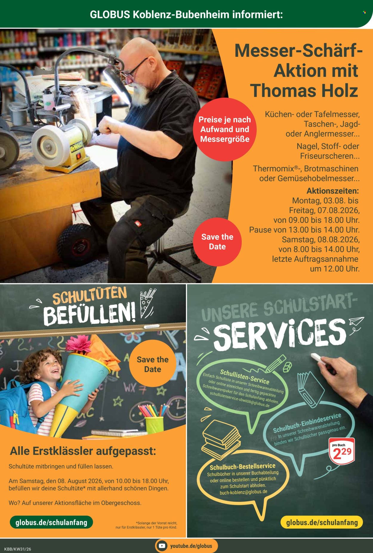 Leták Globus - 27.7.2026 - 1.8.2026. Strana 25