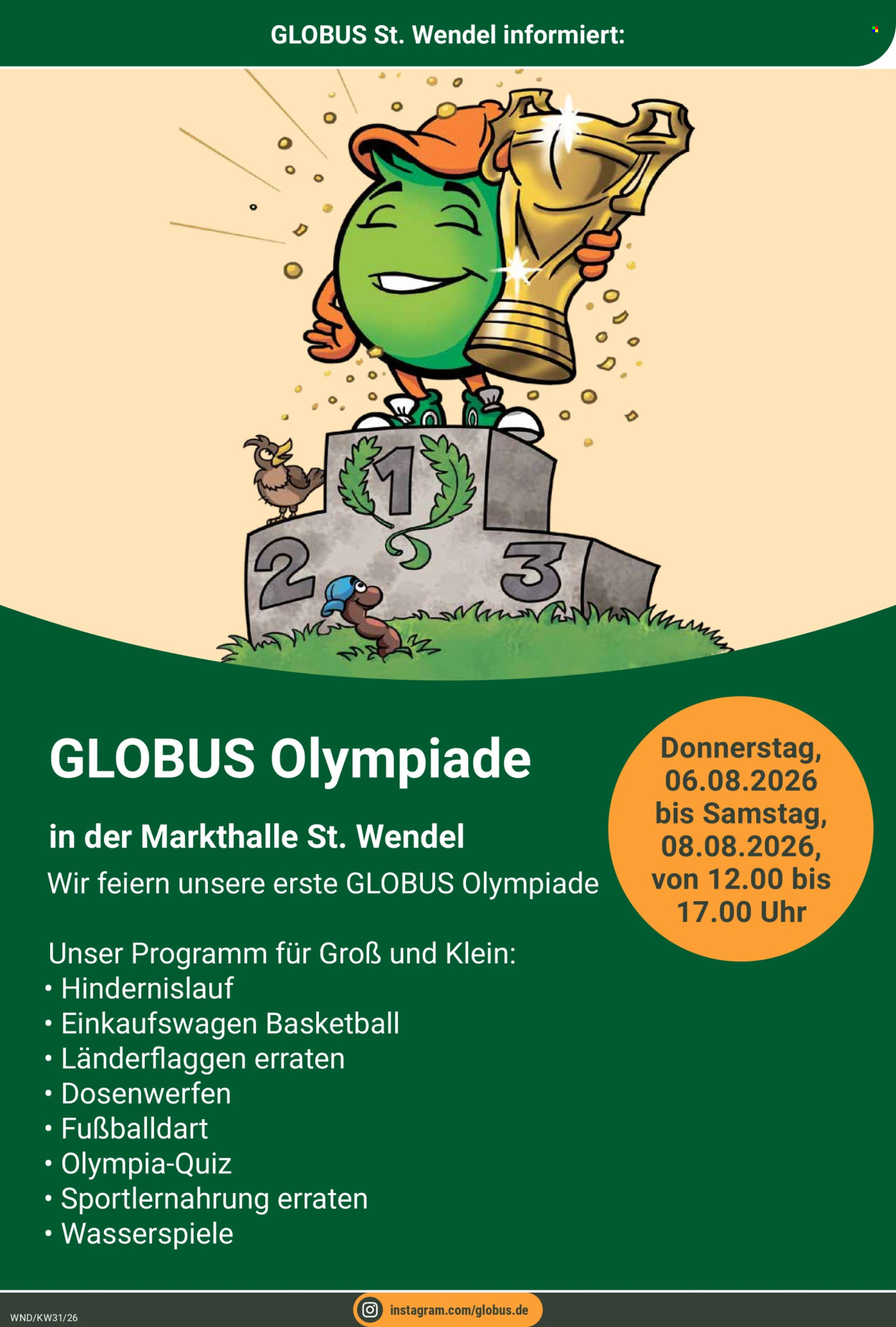 Leták Globus - 27.7.2026 - 1.8.2026. Strana 26