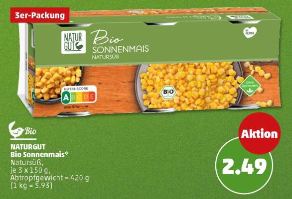 NATURGUT Bio Sonnenmais