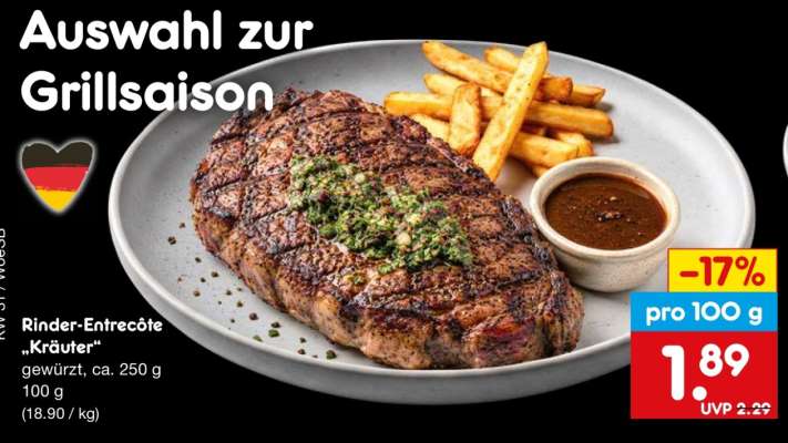 Rinder-Entrecôte „Kräuter“