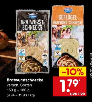Bratwurstschnecke